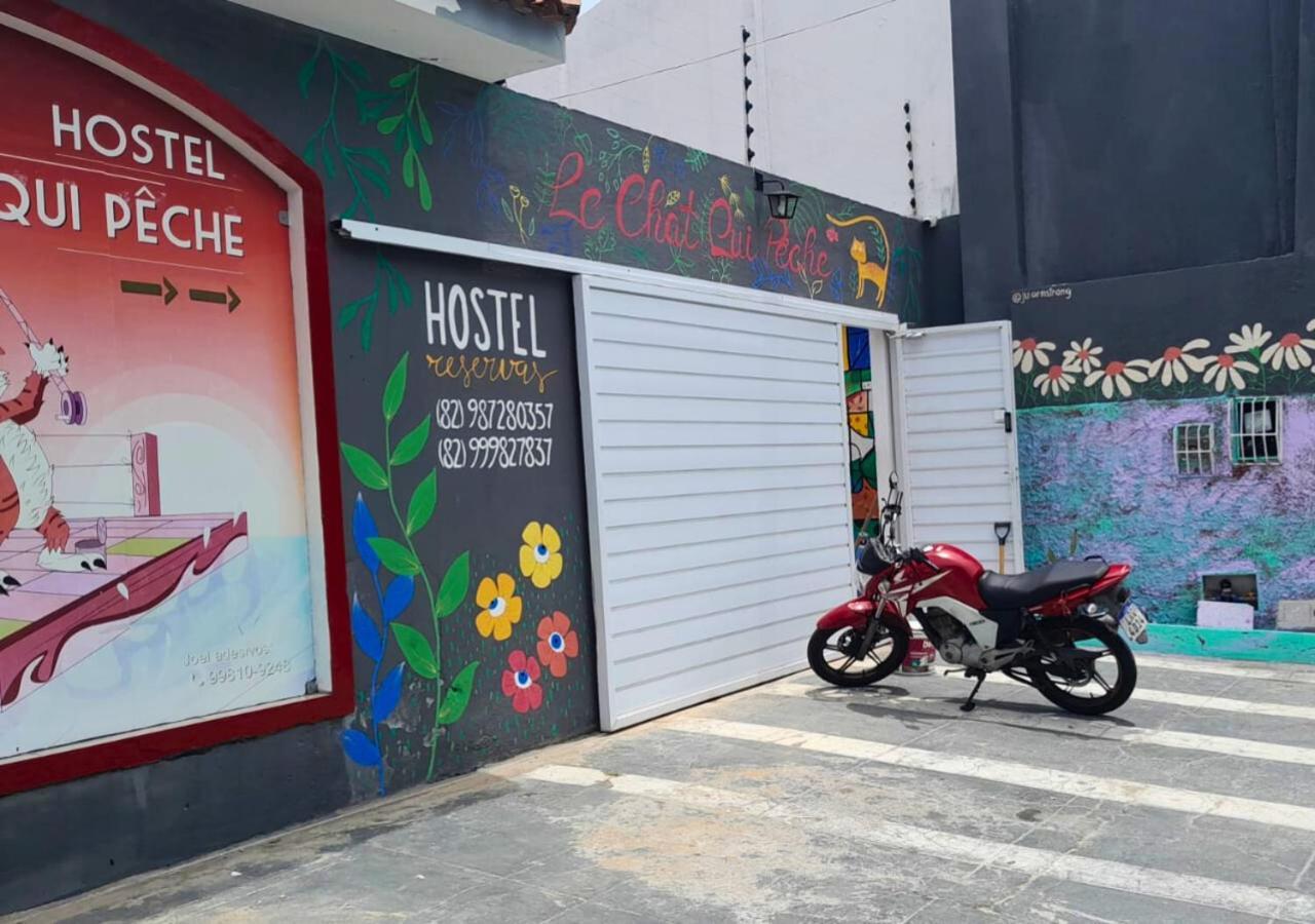 "Le Chat Qui Peche" Hostel A 150 Metros Da Praia De Pajucara Масейо Екстер'єр фото